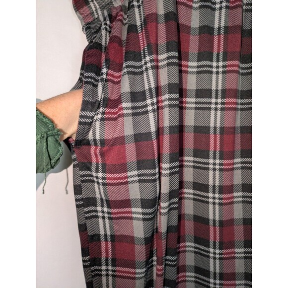 Sonoma PJ Pants XXL Men's Gray Red Plaid Seriously Soft Pajama Drawstring Pocket - Picture 3 of 6